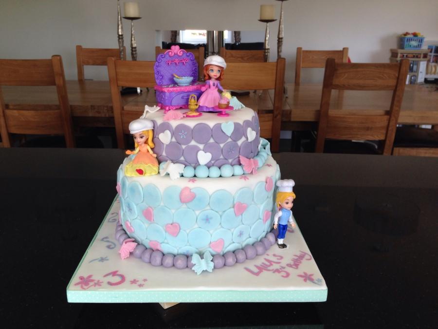 Sofia the First 3rd Birthday Cake