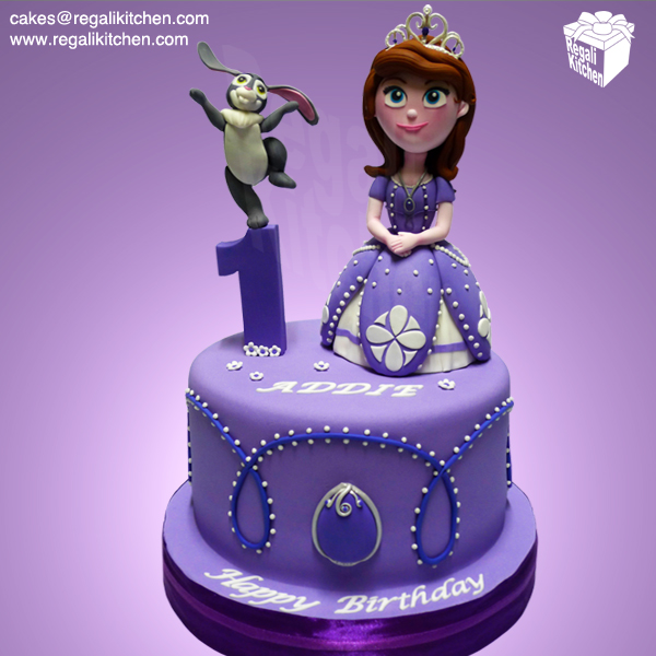 Sofia the First Birthday Cake