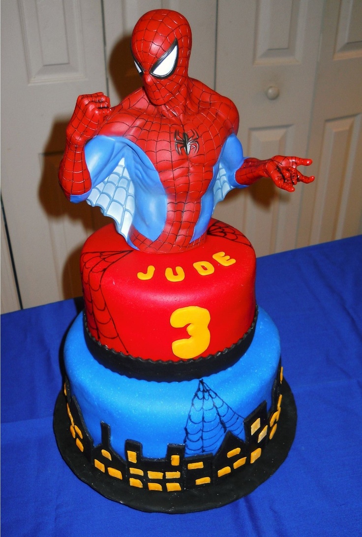 Spider-Man Birthday Cake