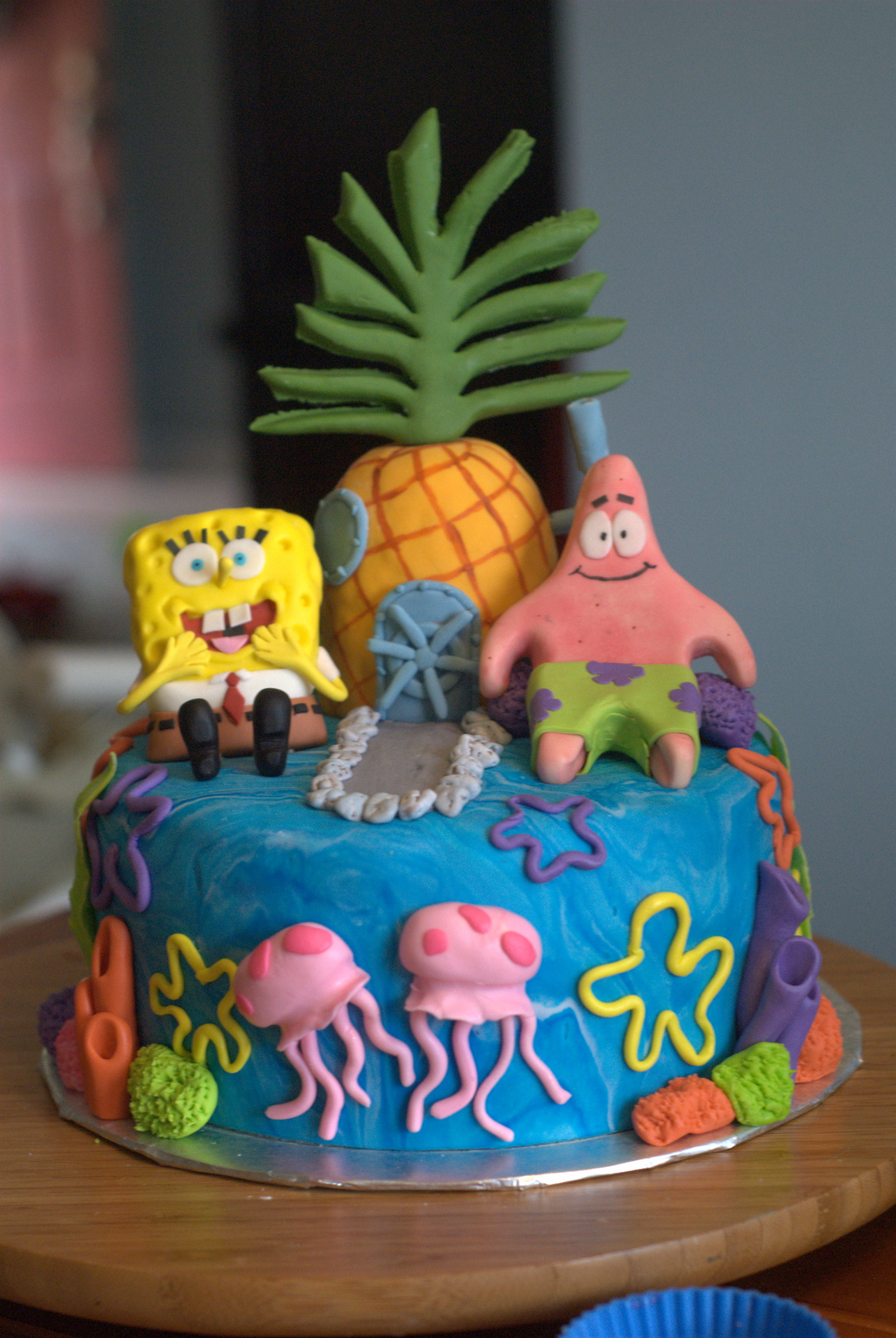 8 Photos of Spongebob SquarePants Birthday Cakes