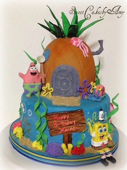 Spongebob SquarePants Birthday Cake