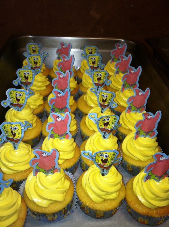 Spongebob SquarePants Cupcakes