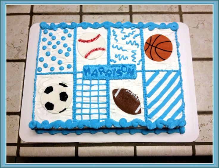 Sports Themed Baby Boy Shower Cakes Baby Shower Ideas