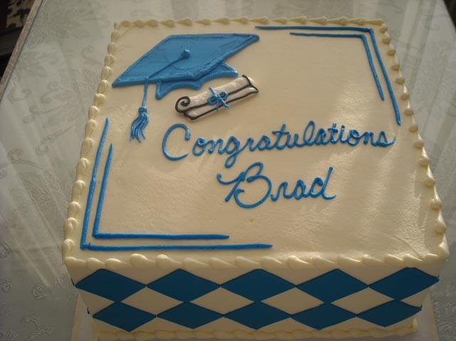 Square Graduation Cake