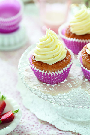 Strawberry Banana Cupcakes