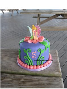 Tinkerbell Birthday Cake