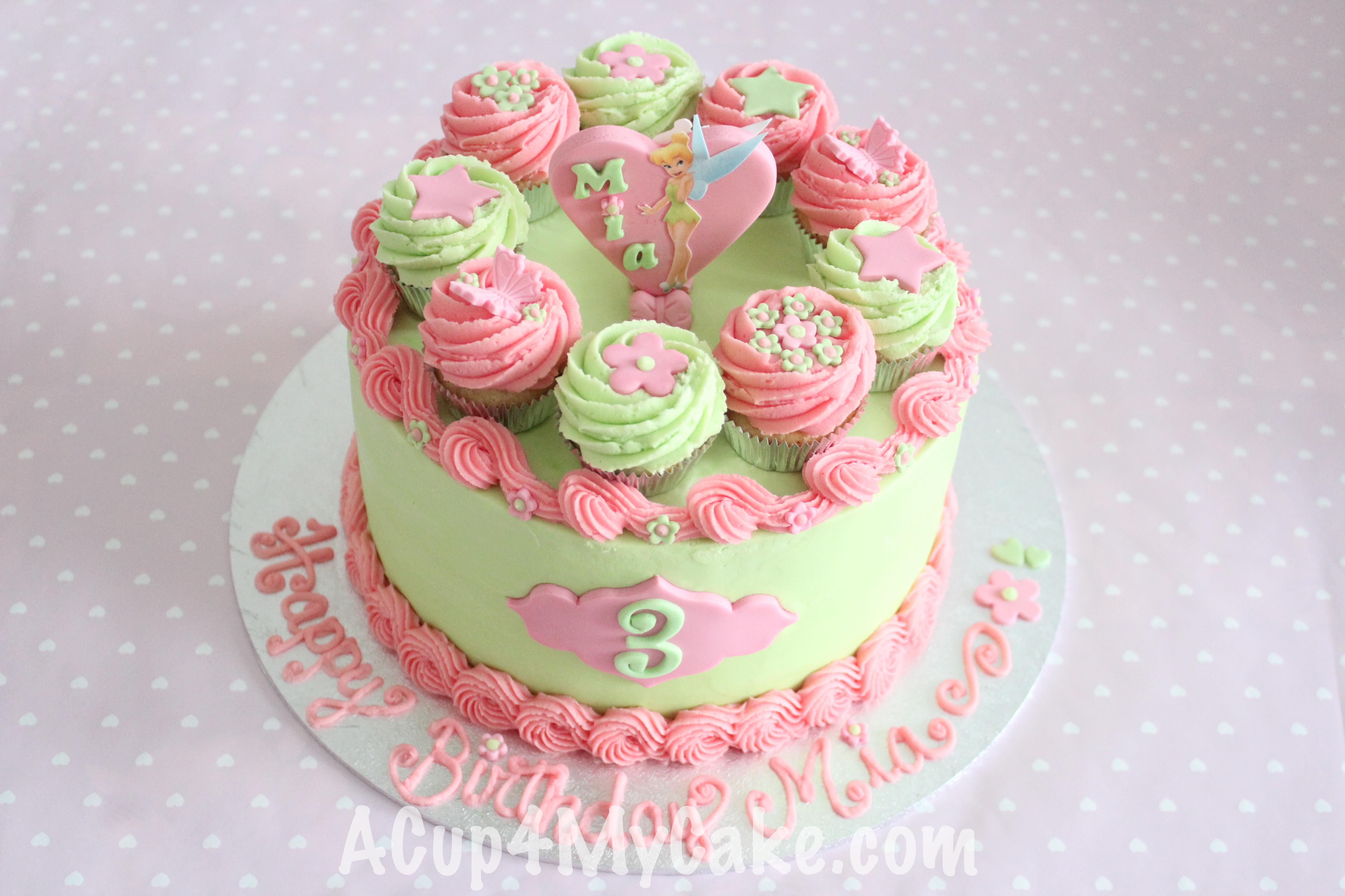 Tinkerbell Cake Buttercream