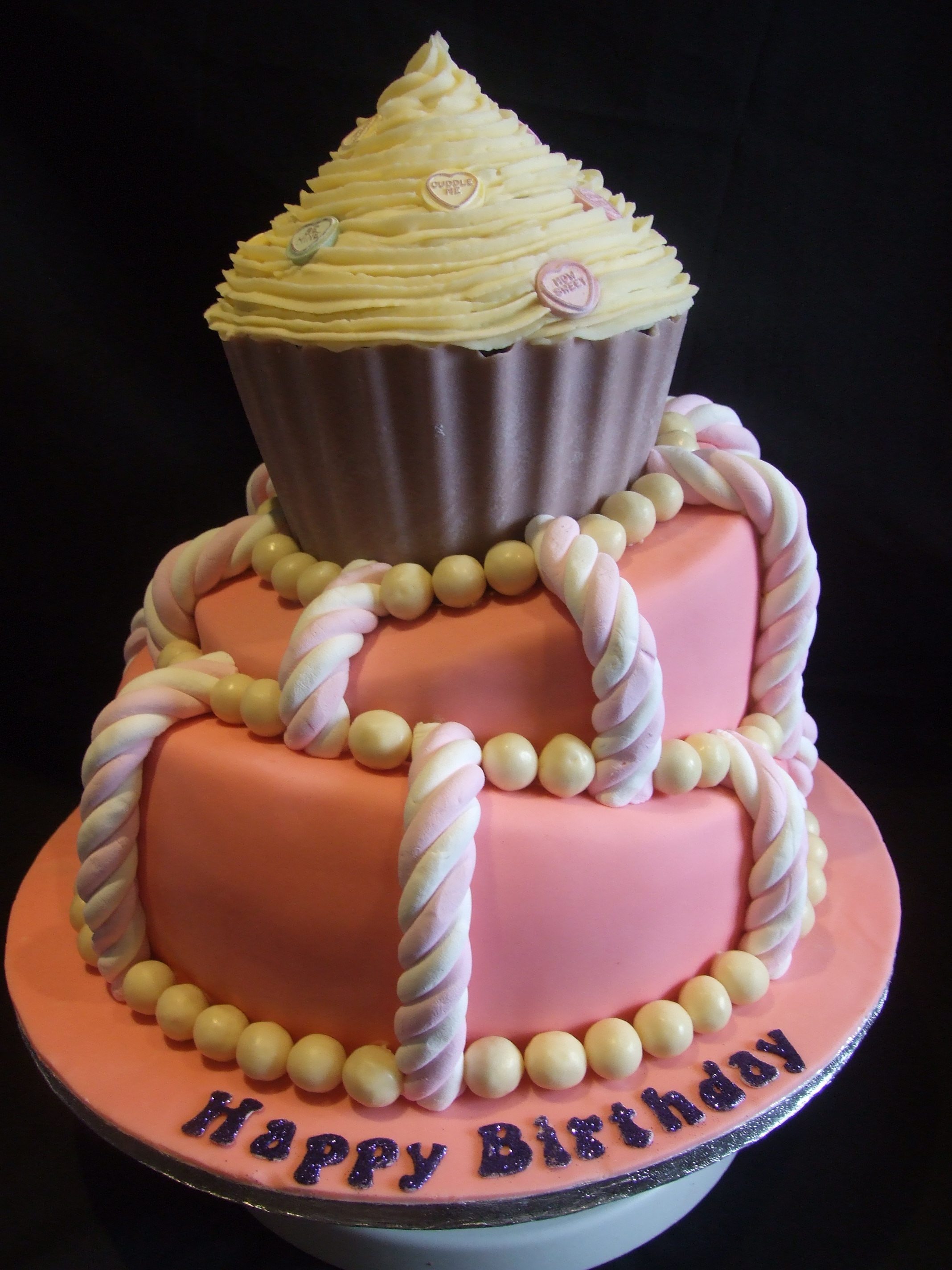 Topsy Turvy Birthday Cake