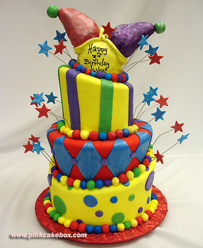 Topsy Turvy Birthday Cake