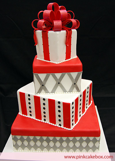 Wedding Cake Valentine Box