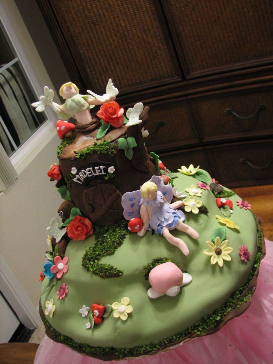 Woodland Fairy Birthday Cake