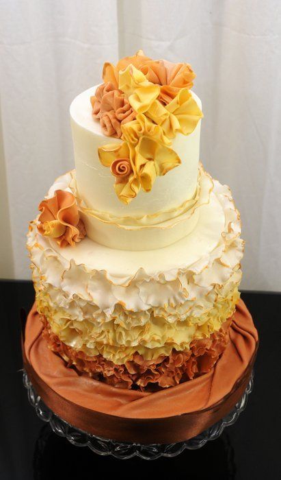 Yellow Wedding Cake