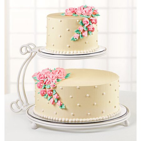 2 Tier Floating Cake Stand