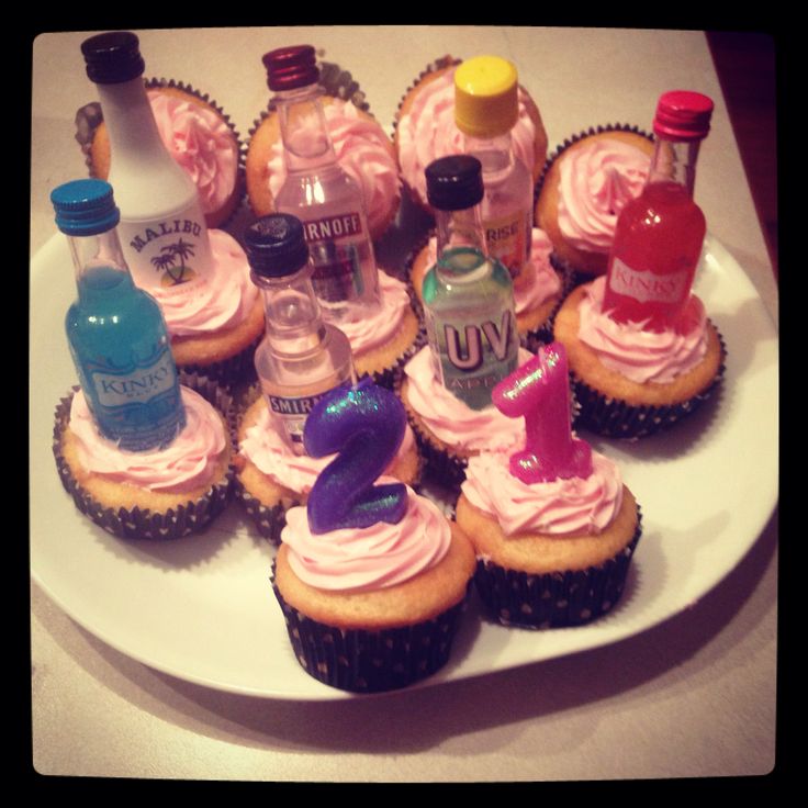 21st Birthday Cupcake Ideas