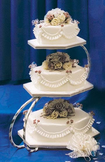 3 Tier Floating Cake Stand