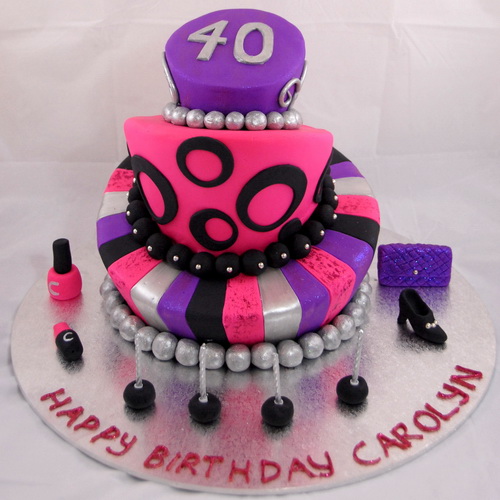 40th Birthday Cake Ideas for Women