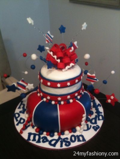 4th of July Birthday Cake Idea