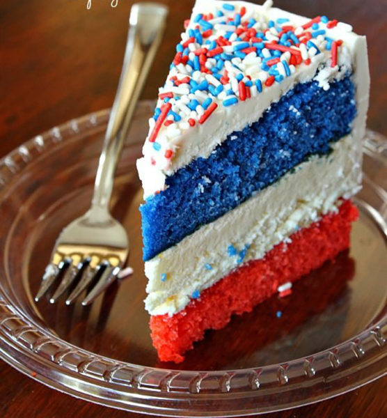 4th of July Birthday Cake