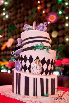 9 Photos of Alice In Wonderland Bat Mitzvah Cakes