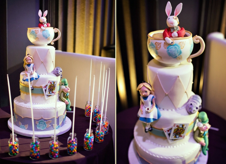 Alice in Wonderland Sculpted Cake