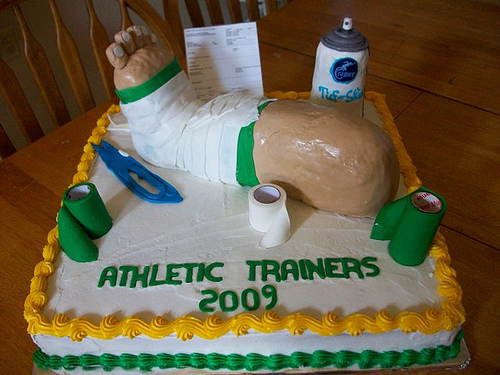 Athletic Trainer Graduation Cakes