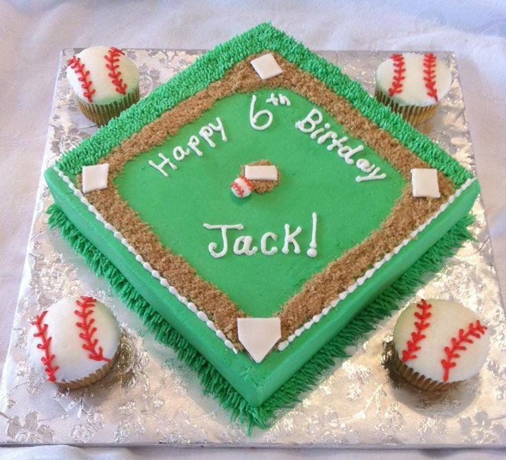 Baseball Field Birthday Cake Ideas