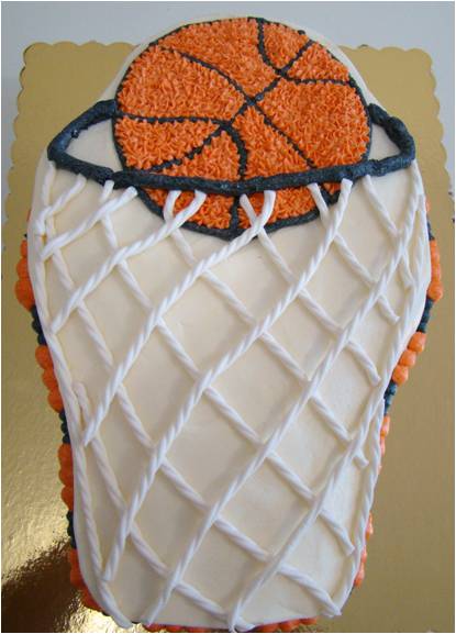 Basketball Ice Cream Cake