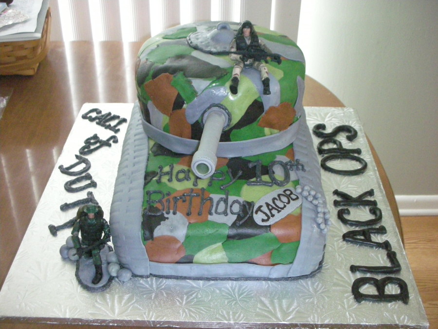 Black Ops Birthday Cake