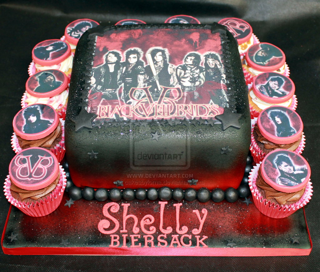 Black Veil Brides Birthday Cake