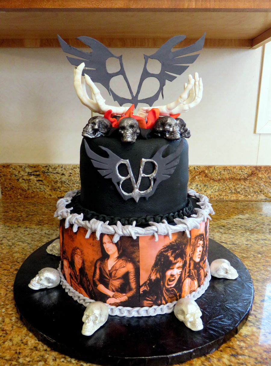 Black Veil Brides Birthday Cake