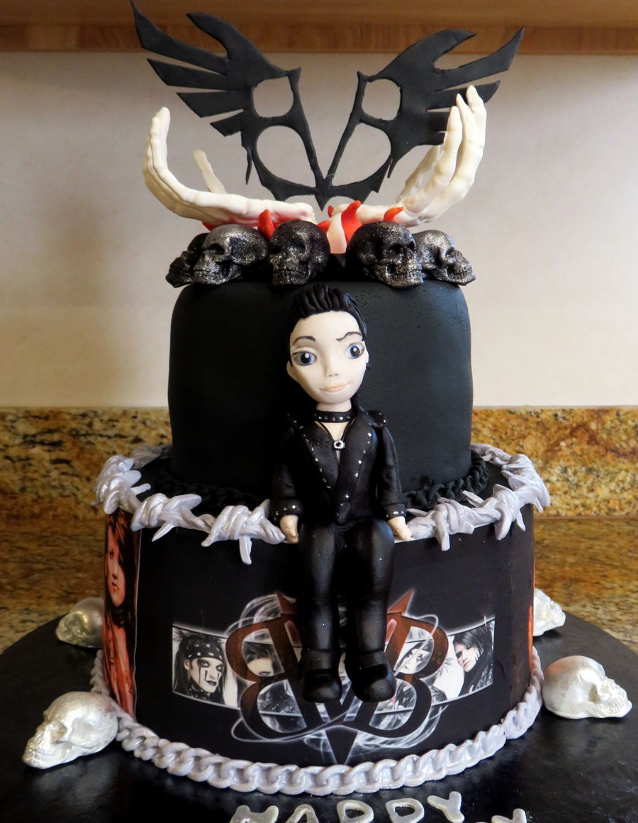 Black Veil Brides Birthday Cake