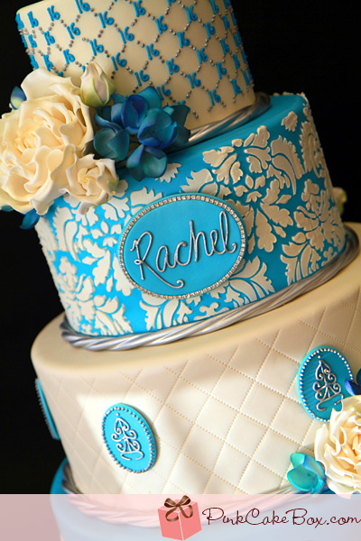 8 Photos of Blue Princess Sweet 16 Cakes