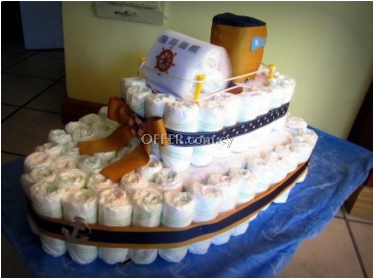 Boat Diaper Cake