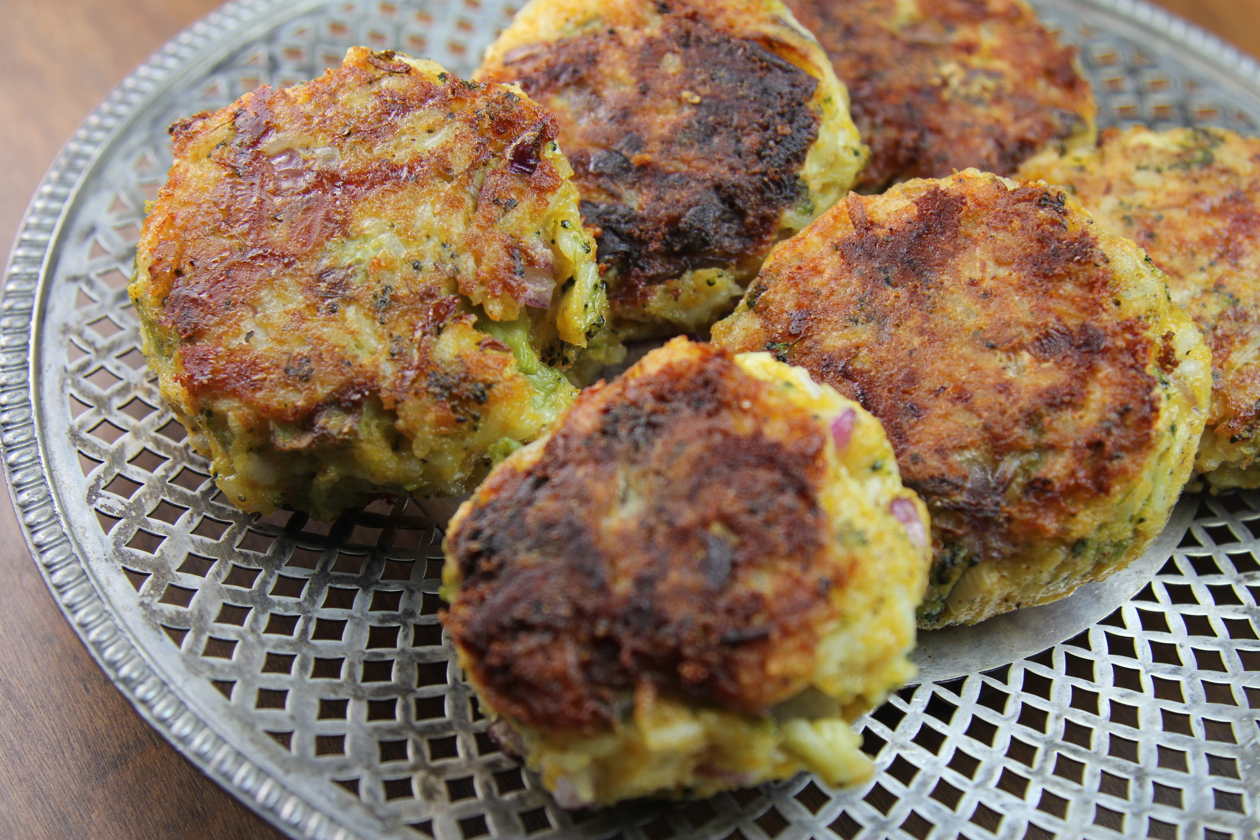 Broccoli Cheese Cakes