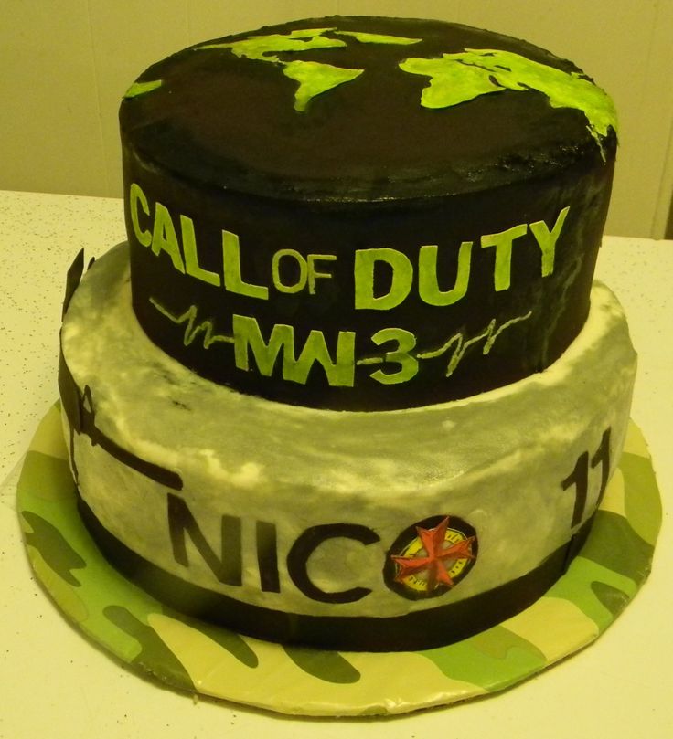 Call of Duty Birthday Cake Boys