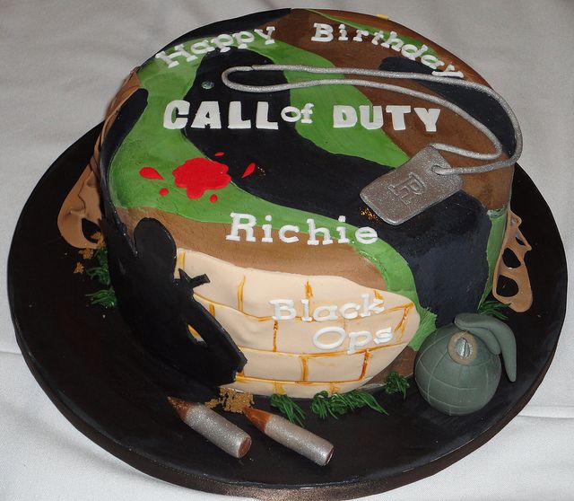 Call of Duty Black Ops 2 Cake