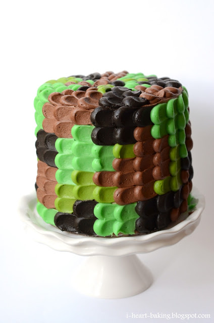 Camo Birthday Cake