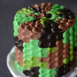 10 Photos of Camouflage Birthday Cakes Whipped Topping