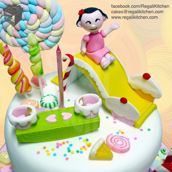 Candyland Birthday Cake