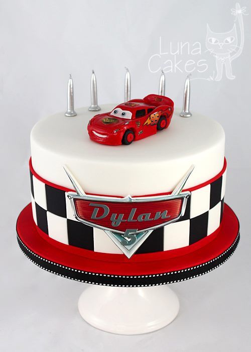 11 Photos of McQueen Cars Cakes