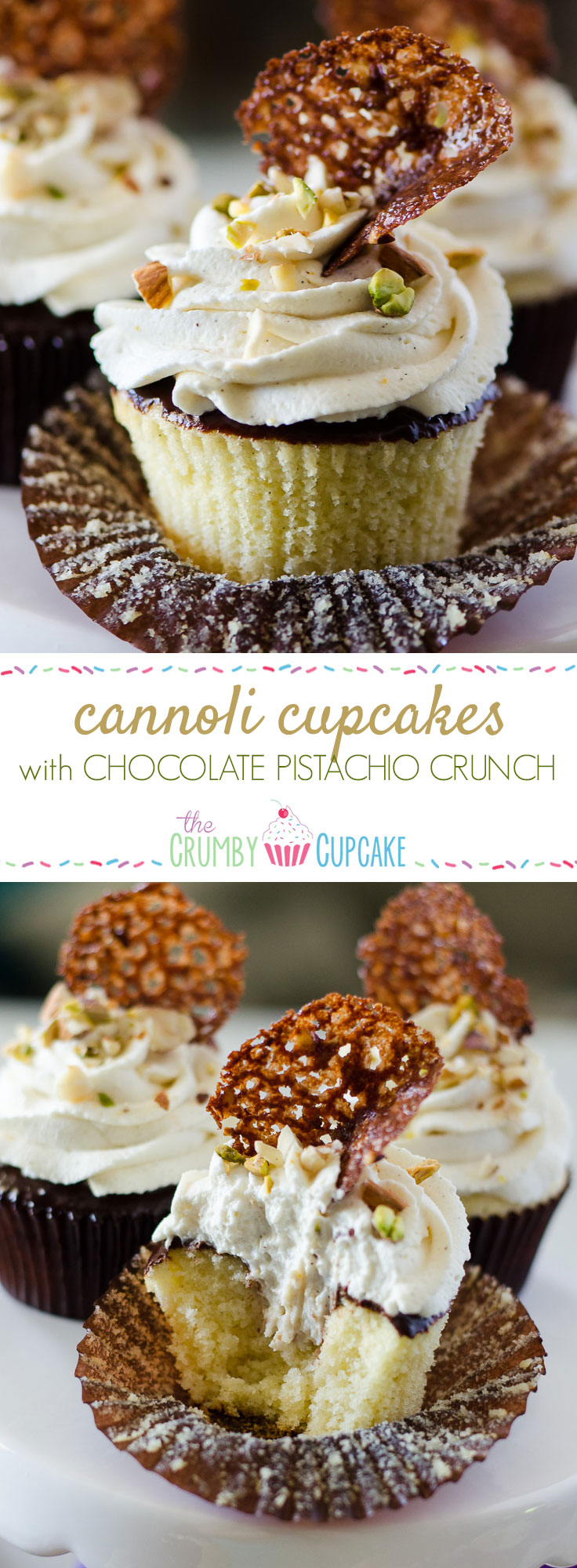 Chocolate Cannoli Cupcakes Recipe