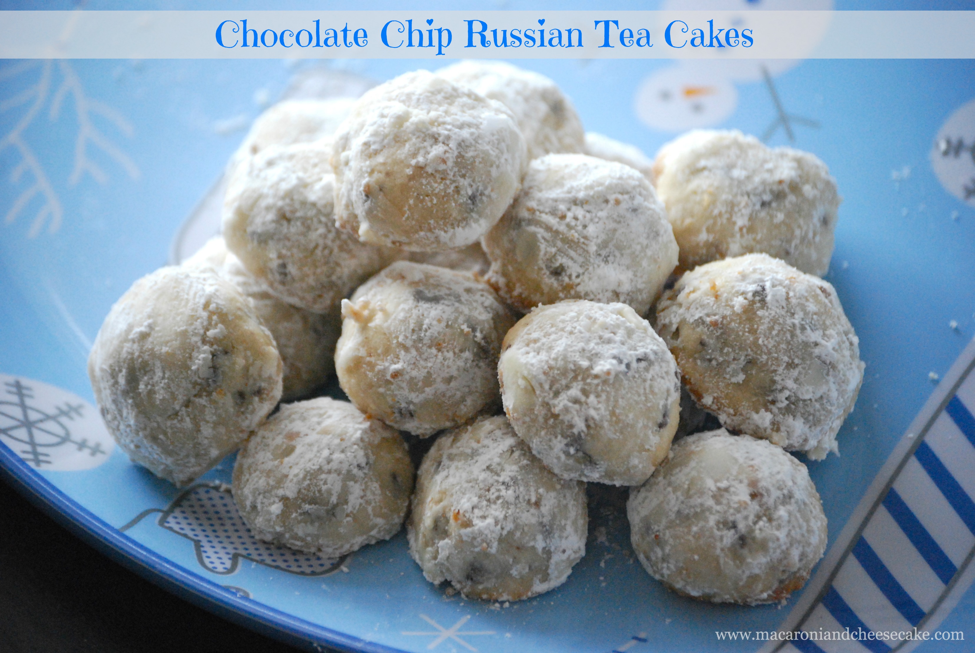 Chocolate Chip Russian Tea Cakes