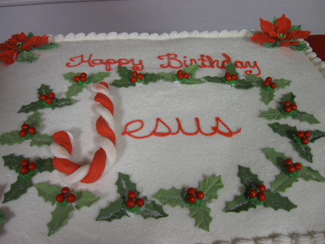 Christian Happy Birthday Jesus Cake