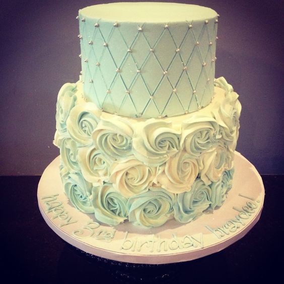 Cinderella Inspired Birthday Cake