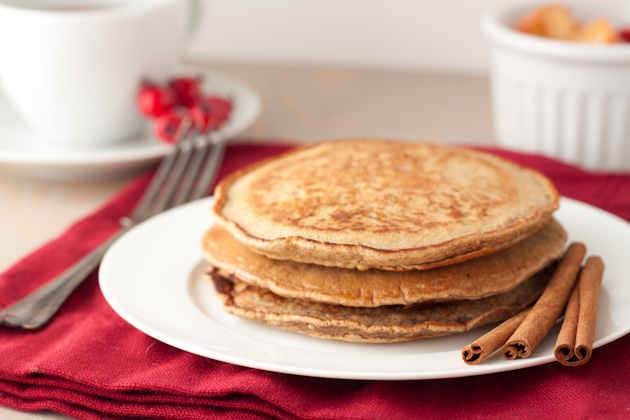 Cinnamon Glazed Pancakes