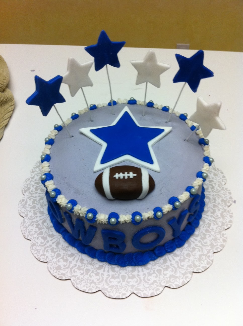 Dallas Cowboys Birthday Cake