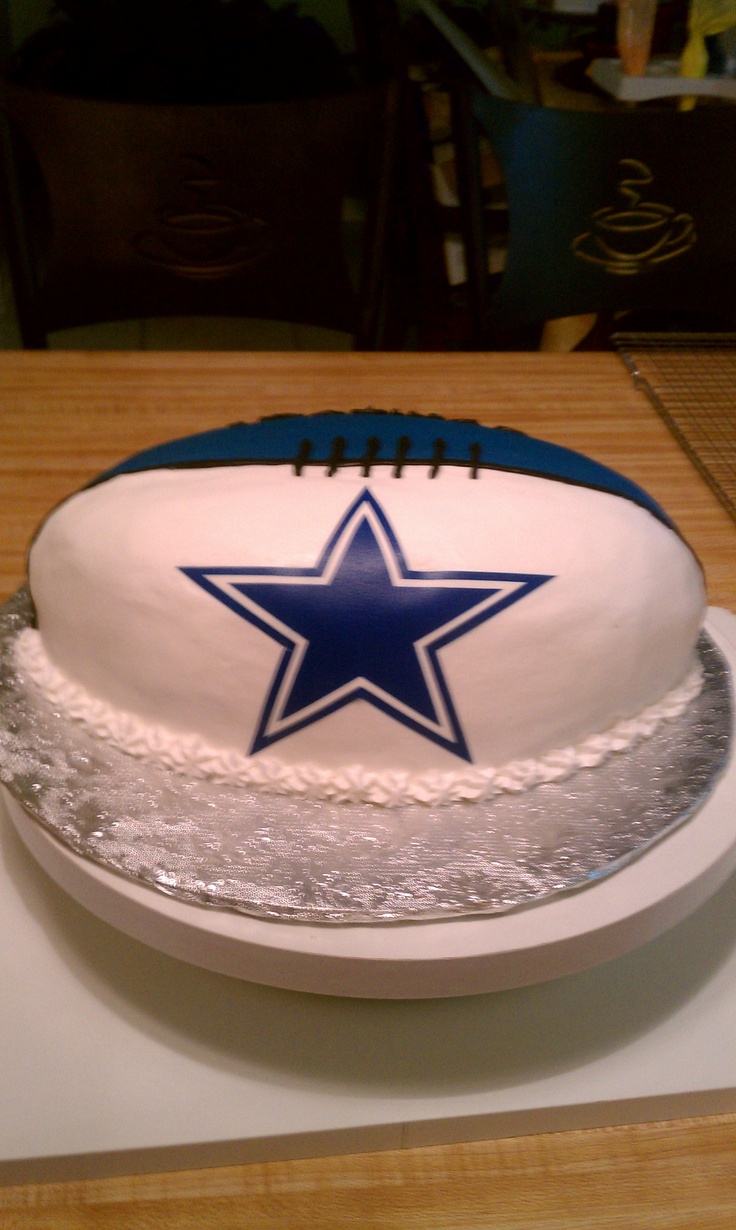 Dallas Cowboys Football Cake