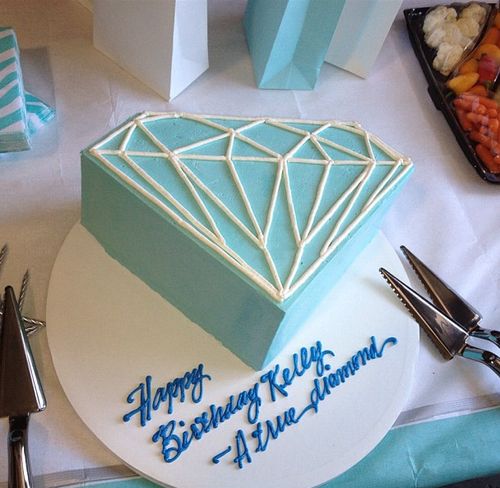 Diamond Birthday Cake