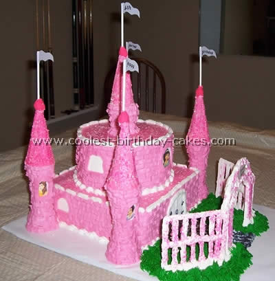 10 Photos of Castle Cakes For Girls Inappropriate