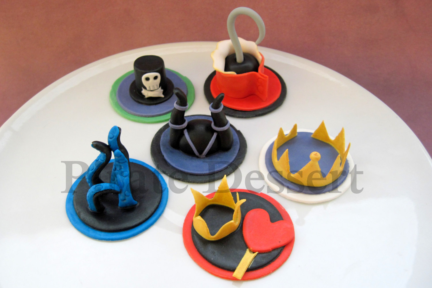 Disney Villains Cupcake Toppers Edible